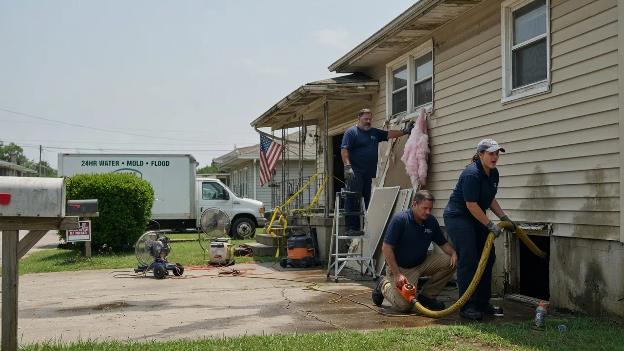 Water Damage Repair in Pleasant Hill, LA near me